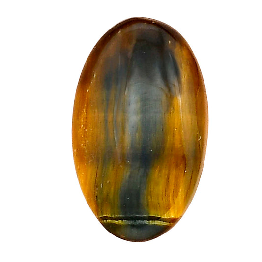 Blue Tiger Eye 22x13.3x5.5 mm Oval Gemstone LS01328-17
