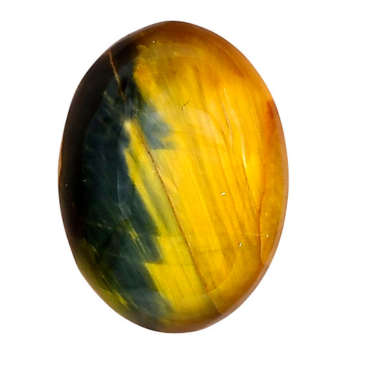 Blue Tiger Eye 22.8x17x6 mm Oval Gemstone LS01329-17