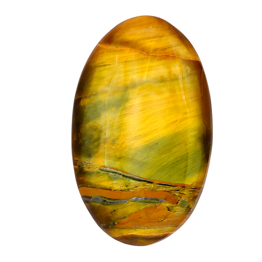 Blue Tiger Eye 32.2x19.7x6 mm Oval Gemstone LS01330-17