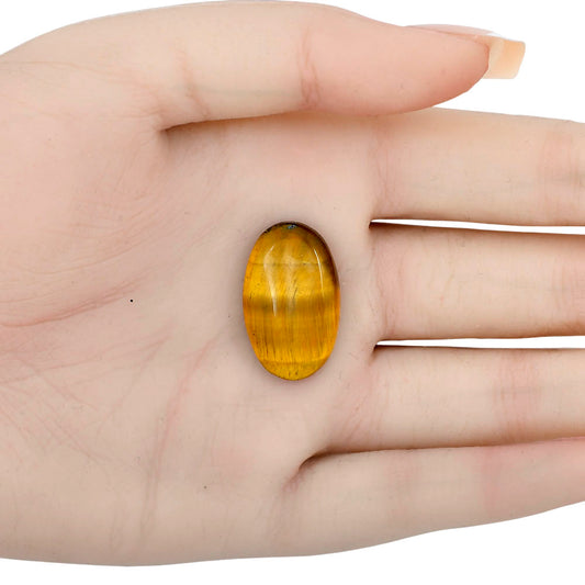 Blue Tiger Eye 25.2x15.5x5.5 mm Oval Gemstone LS01332-17