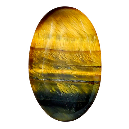 Blue Tiger Eye 29.36x18.5x5 mm Oval Gemstone LS01335-17