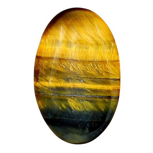 Blue Tiger Eye 29.36x18.5x5 mm Oval Gemstone LS01335-17