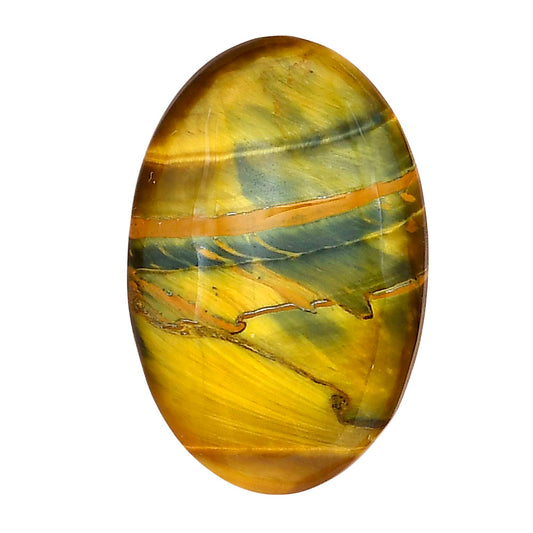 Blue Tiger Eye 30.7x20.15x5.5 mm Oval Gemstone LS01344-17