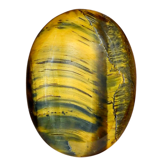 Blue Tiger Eye 31.85x23.7x6 mm Oval Gemstone LS01345-17