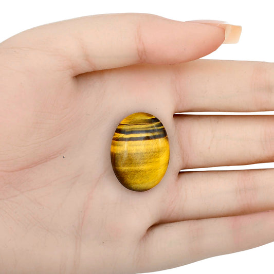 Blue Tiger Eye 26.7x20x6 mm Oval Gemstone LS01347-17