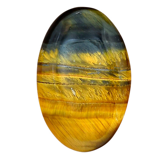 Blue Tiger Eye 34x22x5.5 mm Oval Gemstone LS01349-17
