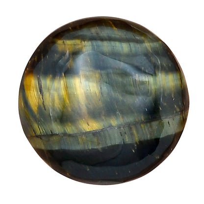 Blue Tiger Eye 25.75x25.75x6 mm Round Gemstone LS01350-17