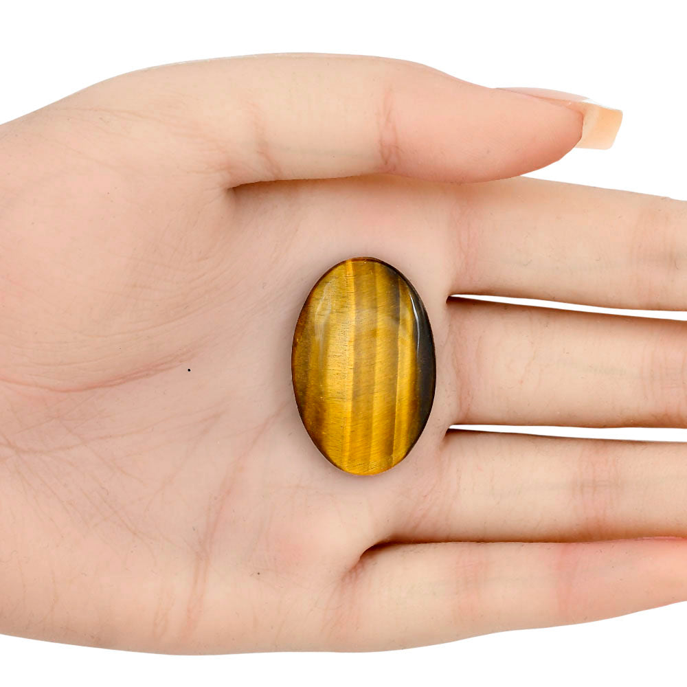 Blue Tiger Eye 32.1x21.25x5.5 mm Oval Gemstone LS01351-17