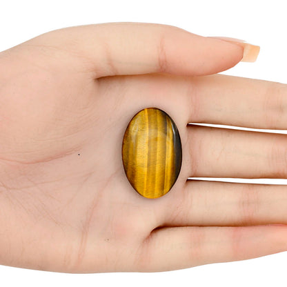 Blue Tiger Eye 32.1x21.25x5.5 mm Oval Gemstone LS01351-17