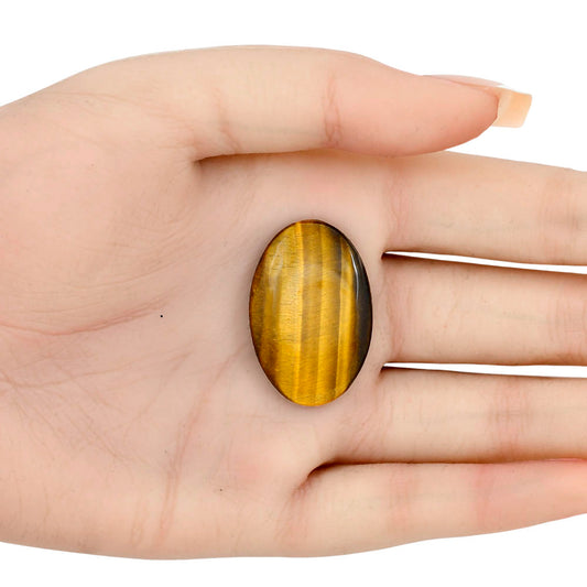 Blue Tiger Eye 32.1x21.25x5.5 mm Oval Gemstone LS01351-17