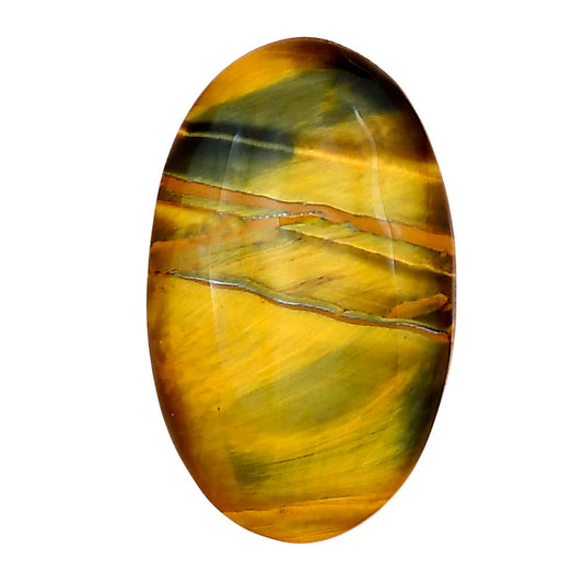 Blue Tiger Eye 29.5x18x6.5 mm Oval Gemstone LS01354-17