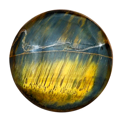 Blue Tiger Eye 24.8x24.8x5.7 mm Round Gemstone LS01357-17