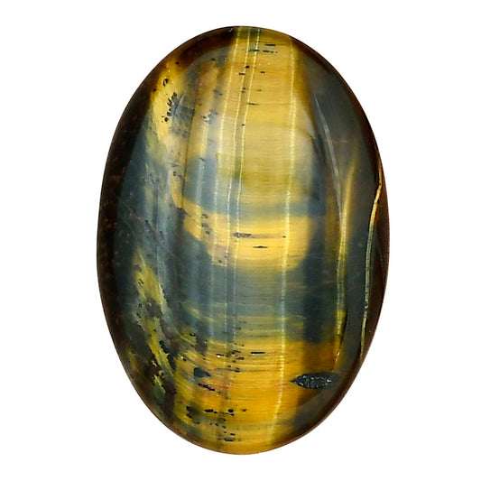 Blue Tiger Eye 30.5x20.85x5.5 mm Oval Gemstone LS01358-17
