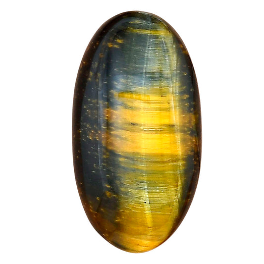 Blue Tiger Eye 35x18.75x6.5 mm Oval Gemstone LS01362-17