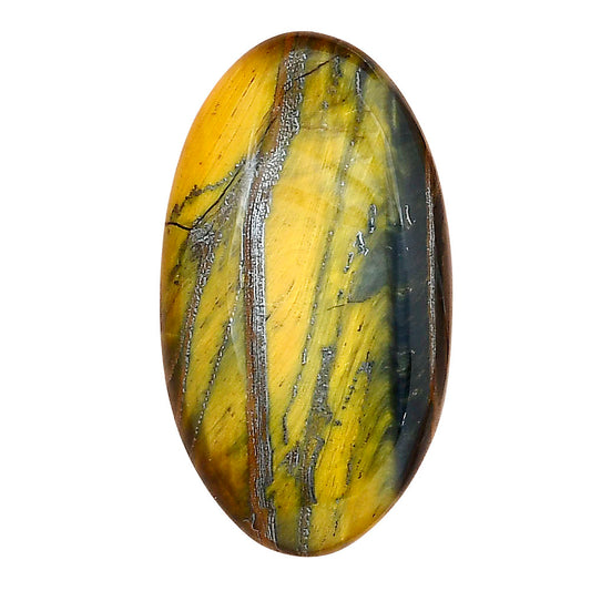 Blue Tiger Eye 34x19x6.5 mm Oval Gemstone LS01363-17