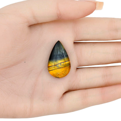 Blue Tiger Eye 28x17.3x5.5 mm Pear Gemstone LS01365-17