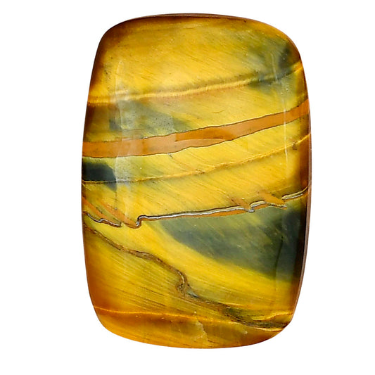 Blue Tiger Eye 29.7x20.5x5 mm Baguette Gemstone LS01366-17