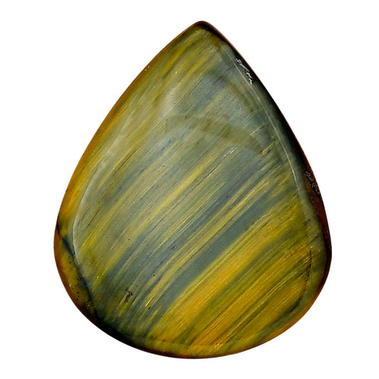 Blue Tiger Eye 32x26.3x5 mm Pear Gemstone LS01368-17