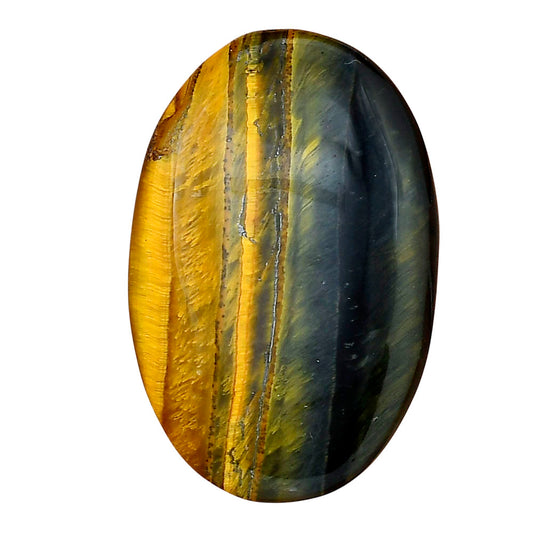Blue Tiger Eye 37.4x24.4x6 mm Oval Gemstone LS01373-17