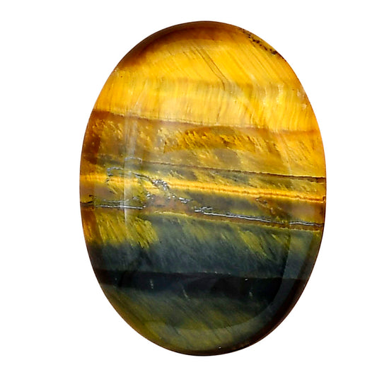 Blue Tiger Eye 28.7x21.2x5.5 mm Oval Gemstone LS01374-17