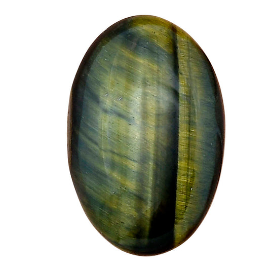 Blue Tiger Eye 29x19x6 mm Oval Gemstone LS01375-17