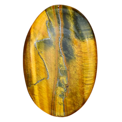 Blue Tiger Eye 35x23.25x5 mm Oval Gemstone LS01377-17