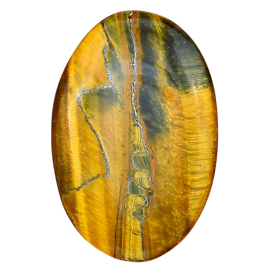 Blue Tiger Eye 35x23.25x5 mm Oval Gemstone LS01377-17