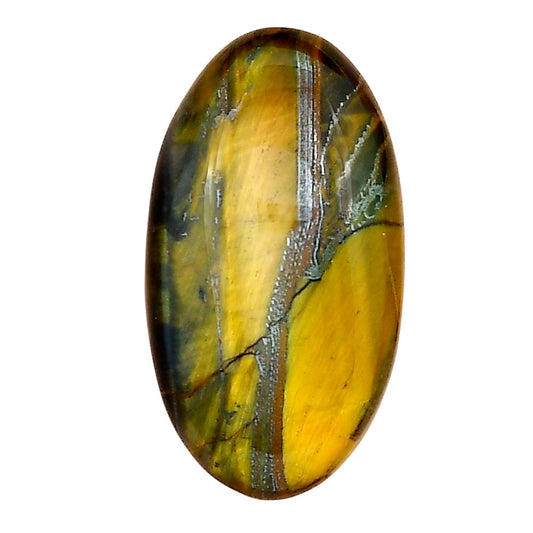 Blue Tiger Eye 29x16x6.5 mm Oval Gemstone LS01385-17