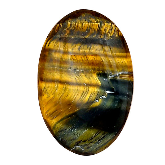 Blue Tiger Eye 30.2x19.75x5 mm Oval Gemstone LS01387-17