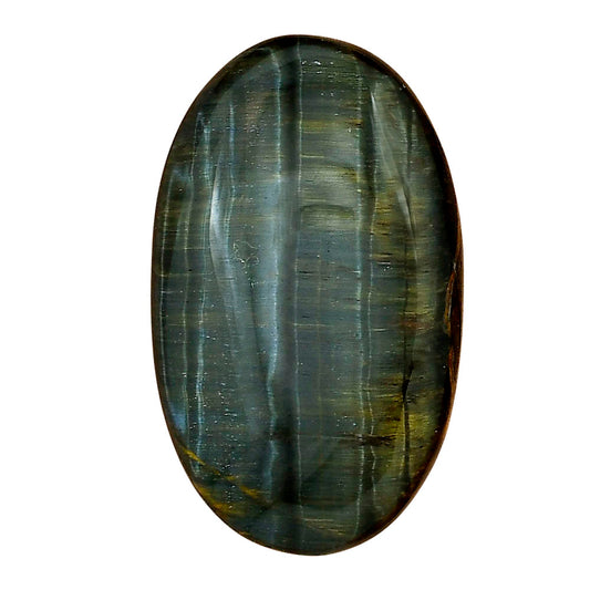 Blue Tiger Eye 36x21.7x6.5 mm Oval Gemstone LS01388-17