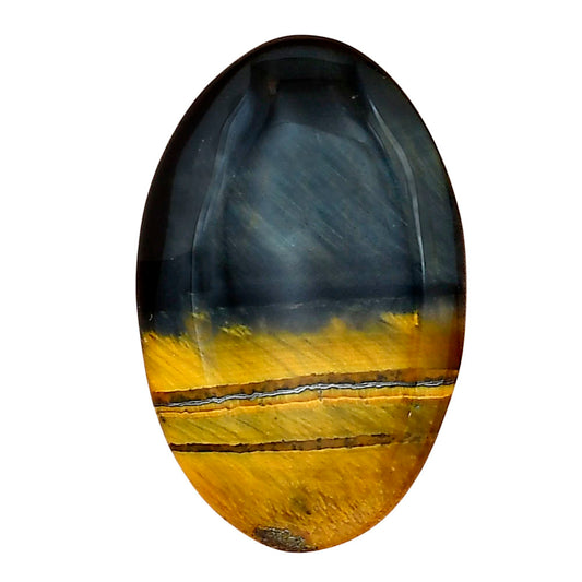 Blue Tiger Eye 29.7x19x5 mm Oval Gemstone LS01389-17