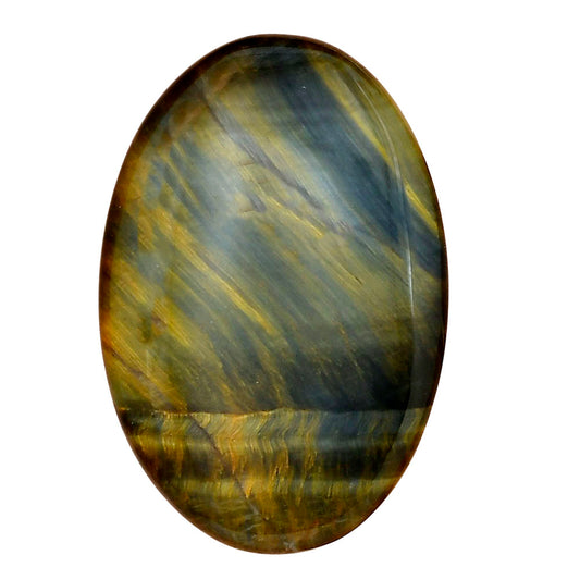 Blue Tiger Eye 42x28.25x6 mm Oval Gemstone LS01394-17