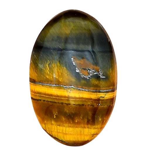 Blue Tiger Eye 26.3x17x6 mm Oval Gemstone LS01396-17