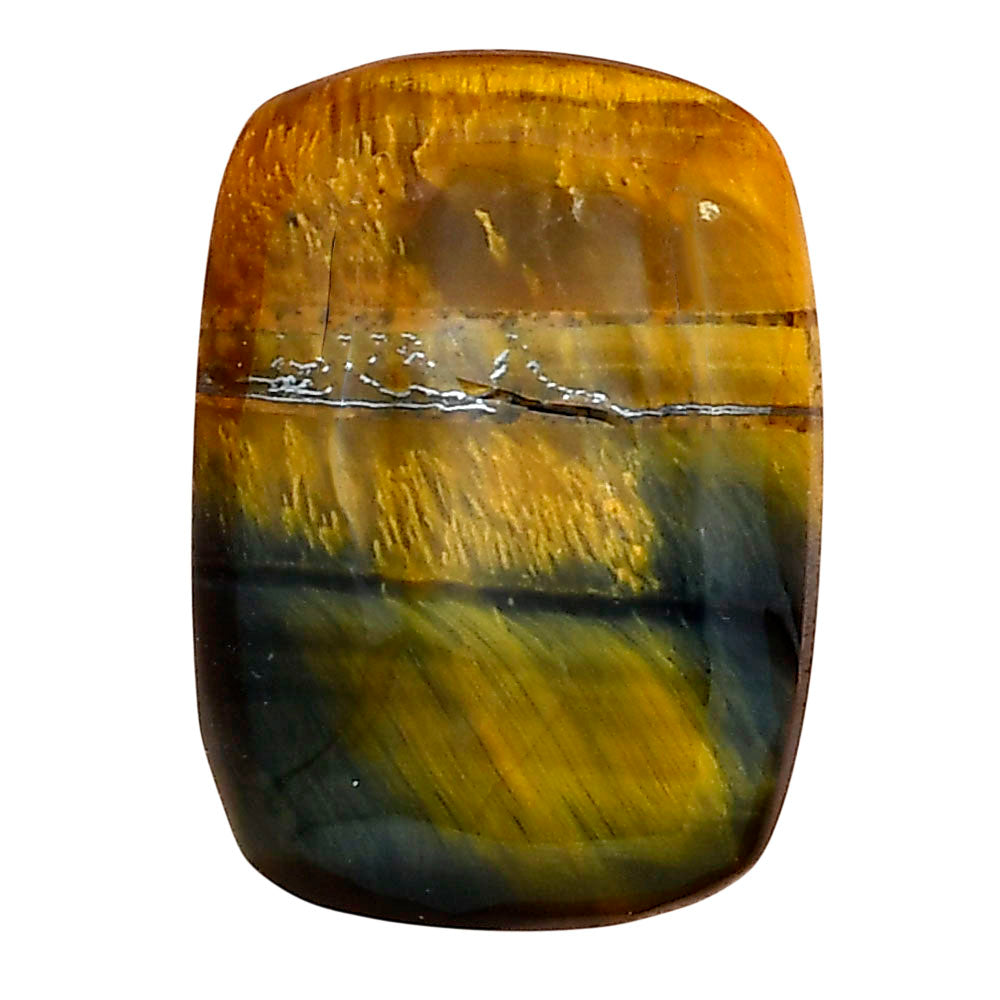 Blue Tiger Eye 26x18.5x6 mm Cushion Gemstone LS01398-17