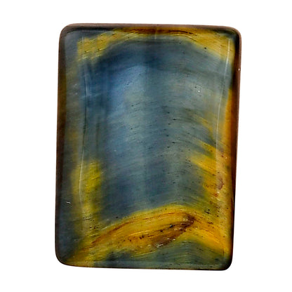 Blue Tiger Eye 26.2x19.5x6 mm Baguette Gemstone LS01402-17