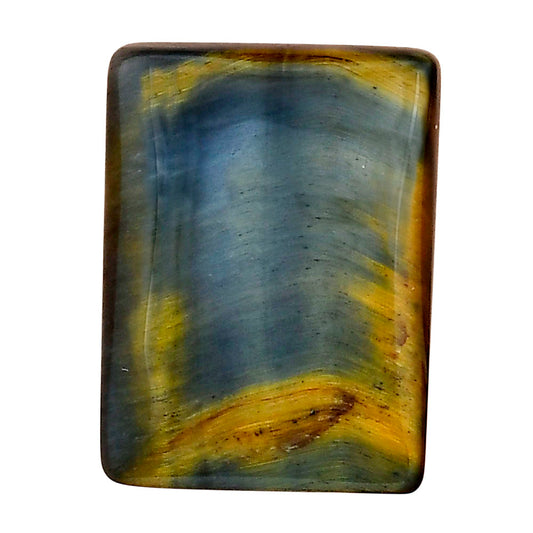 Blue Tiger Eye 26.2x19.5x6 mm Baguette Gemstone LS01402-17