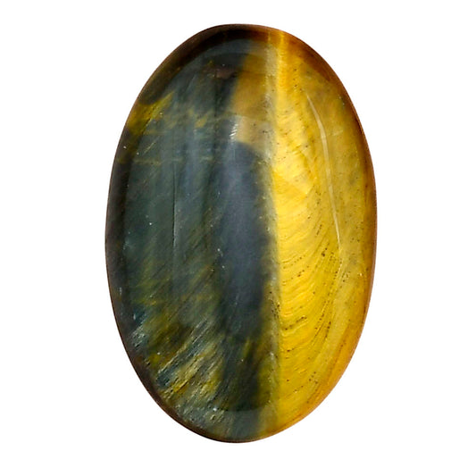 Blue Tiger Eye 27.65x18x5.5 mm Oval Gemstone LS01404-17