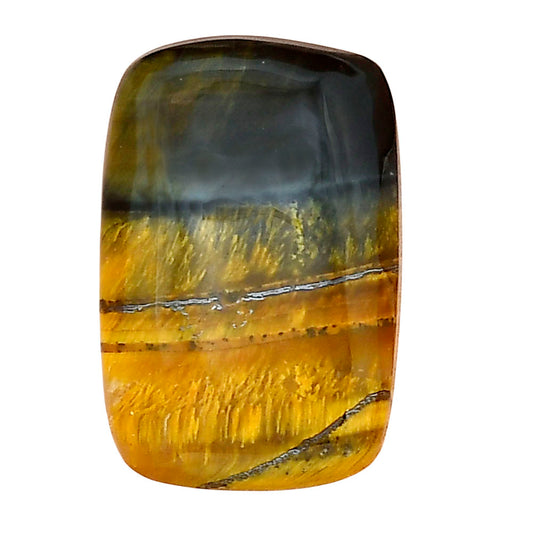 Blue Tiger Eye 25.8x17.2x6 mm Baguette Gemstone LS01408-17