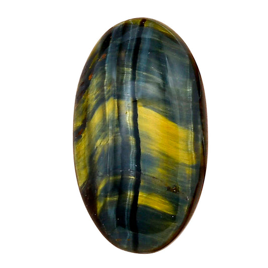 Blue Tiger Eye 32.3x18.5x7 mm Oval Gemstone LS01409-17
