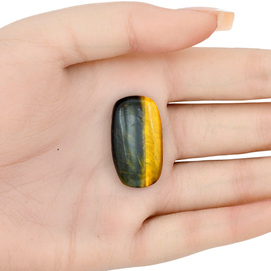 Blue Tiger Eye 30.6x17.2x6 mm Cushion Gemstone LS01410-17
