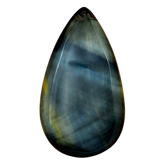 Blue Tiger Eye 42.8x24.3x5 mm Pear Gemstone LS01414-17