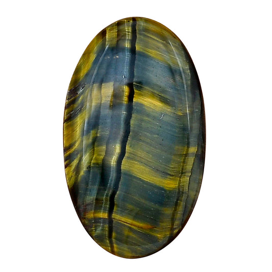 Blue Tiger Eye 34x20x5 mm Oval Gemstone LS01415-17