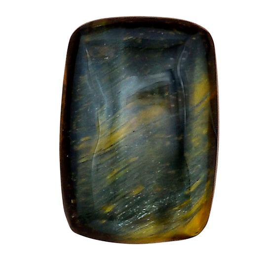 Blue Tiger Eye 24.6x17.2x5.5 mm Baguette Gemstone LS01422-17