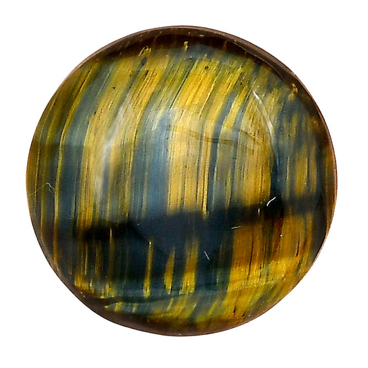 Blue Tiger Eye 23.5x23.5x6 mm Round Gemstone LS01424-17