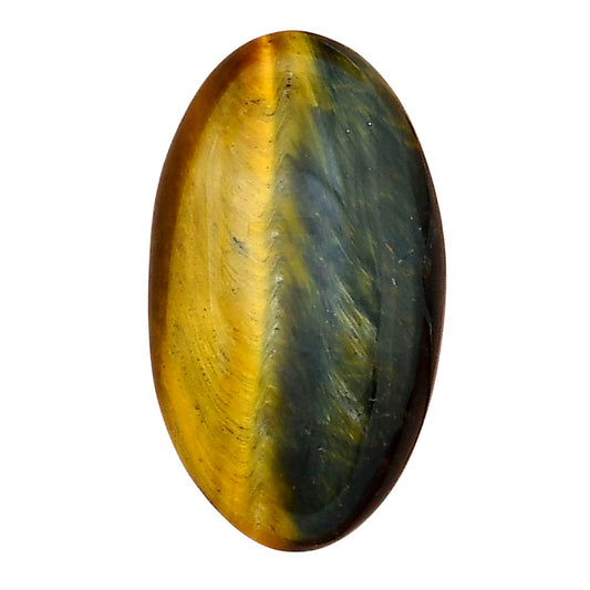 Blue Tiger Eye 27.7x16x6 mm Oval Gemstone LS01426-17