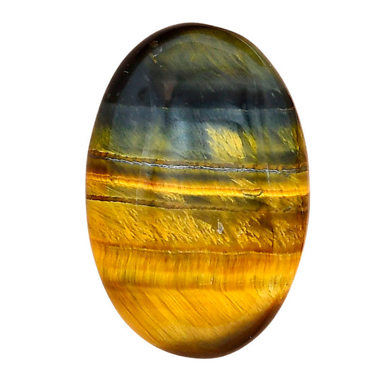 Blue Tiger Eye 31.7x21.2x7 mm Oval Gemstone LS01429-17
