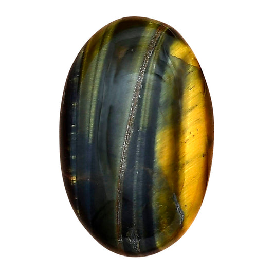 Blue Tiger Eye 29x18.8x6.5 mm Oval Gemstone LS01430-17