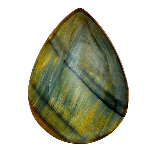 Blue Tiger Eye 29x21.6x5 mm Pear Gemstone LS01431-17