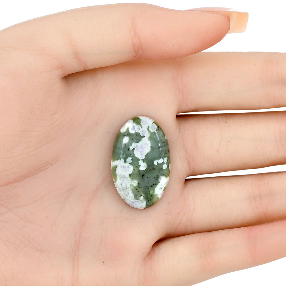 Peace Jade 28x18x5 mm Oval Gemstone LS01465-19