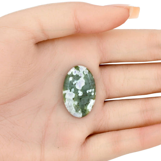 Peace Jade 28x18x5 mm Oval Gemstone LS01465-19